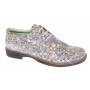 Pantofi dama casual din piele naturala Mozaic Colorat P102BEJ2